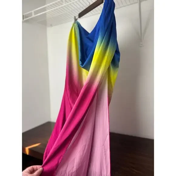 Tie Dye Maxi Skirt with Side Slit - Garnerstyle X FTF  Size 3 - Picture 8 of 10